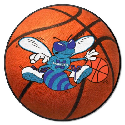 Fan Mats  LLC Charlotte Hornets Basketball Mat Retro Orange