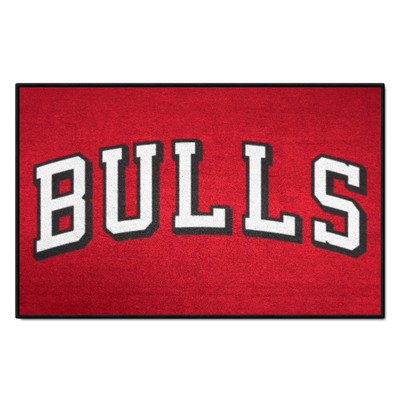 Fan Mats  LLC Chicago Bulls Starter Mat Retro Red