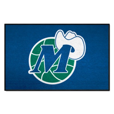 Fan Mats  LLC Dallas Mavericks Starter Mat Retro Blue