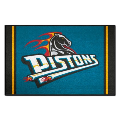 Fan Mats  LLC Detroit Pistons Starter Mat Retro Teal