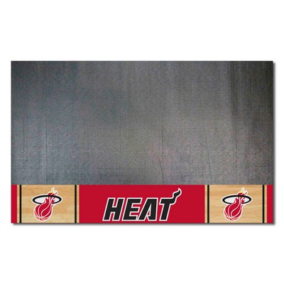 Fan Mats  LLC Miami Heat Grill Mat Retro Black