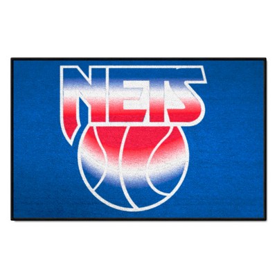 Fan Mats  LLC New Jersey Nets Starter Mat Retro Blue