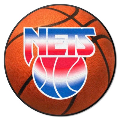 Fan Mats  LLC New Jersey Nets Basketball Mat Retro Orange