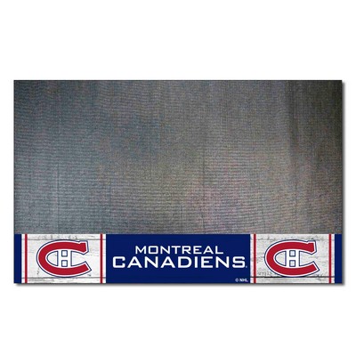 Fan Mats  LLC Montreal Canadiens Grill Mat Retro Black