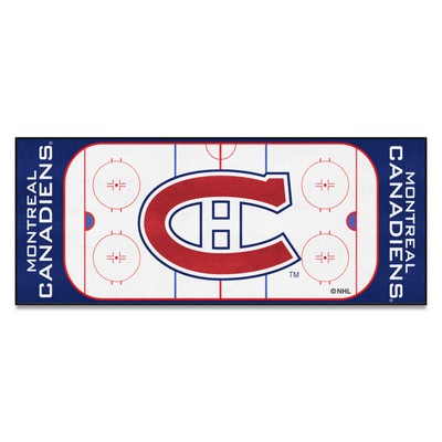 Fan Mats  LLC Montreal Canadiens Rink Runner Retro White