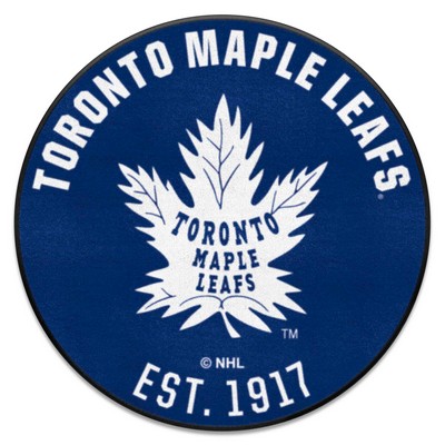 Fan Mats  LLC Toronto Maple Leafs Roundel Mat Retro Blue