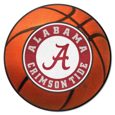 Fan Mats  LLC Alabama Crimson Tide Basketball Mat Orange