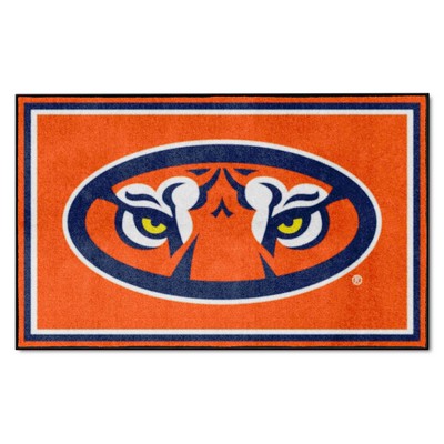 Fan Mats  LLC Auburn Tigers 4x6 Rug Orange