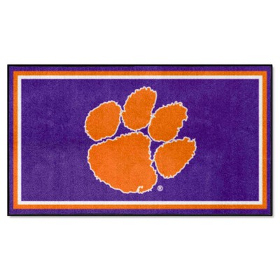 Fan Mats  LLC Clemson Tigers 3x5 Rug Purple