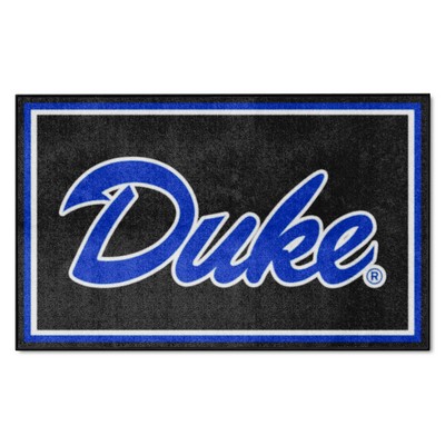 Fan Mats  LLC Duke Blue Devils 4x6 Rug Black