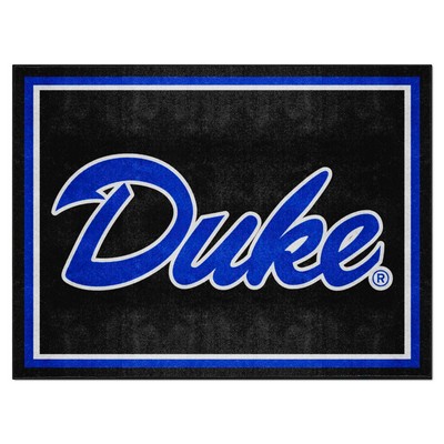 Fan Mats  LLC Duke Blue Devils 8x10 Rug Black