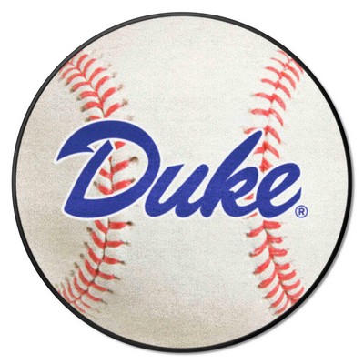 Fan Mats  LLC Duke Blue Devils Baseball Mat White