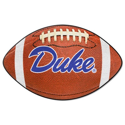 Fan Mats  LLC Duke Blue Devils Football Mat Brown