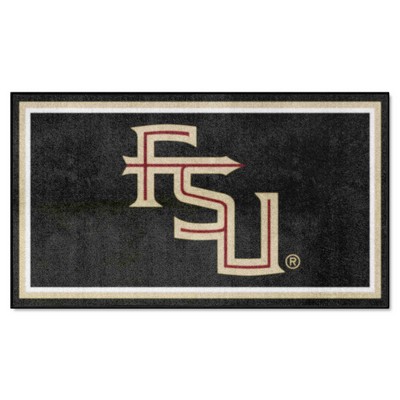 Fan Mats  LLC Florida State Seminoles 3x5 Rug Black