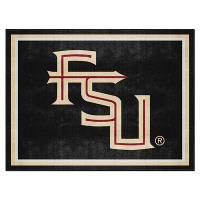 Fan Mats  LLC Florida State Seminoles 8x10 Rug Black