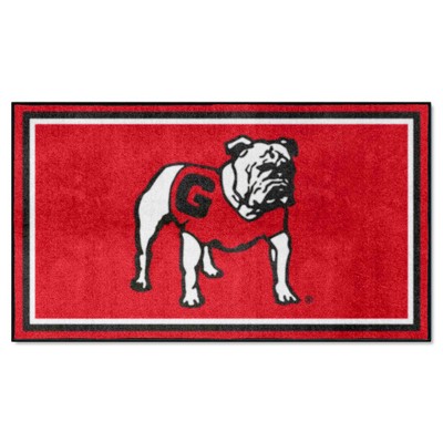 Fan Mats  LLC Georgia Bulldogs 3x5 Rug Red