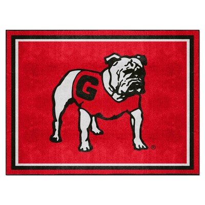 Fan Mats  LLC Georgia Bulldogs 8x10 Rug Red