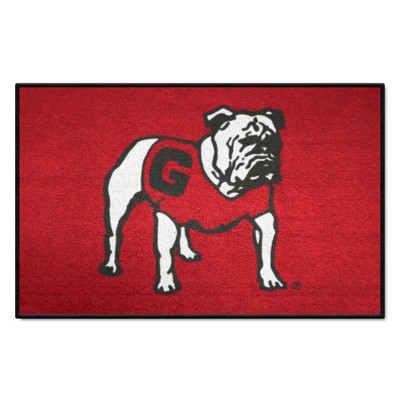 Fan Mats  LLC Georgia Bulldogs Starter Mat Red