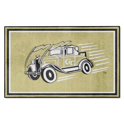 Fan Mats  LLC Georgia Tech Yellow Jackets 4x6 Rug Gold