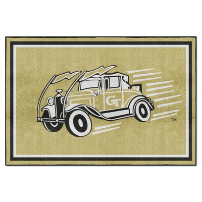 Fan Mats  LLC Georgia Tech Yellow Jackets 5x8 Rug Gold