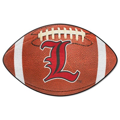 Fan Mats  LLC Louisville Cardinals Football Mat Brown