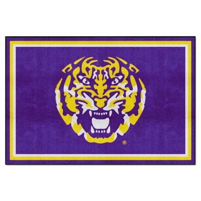 Fan Mats  LLC LSU Tigers 5x8 Rug Purple