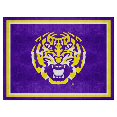 Fan Mats  LLC LSU Tigers 8x10 Rug Purple