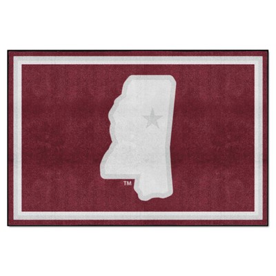 Fan Mats  LLC Mississippi State Bulldogs 5x8 Rug Maroon