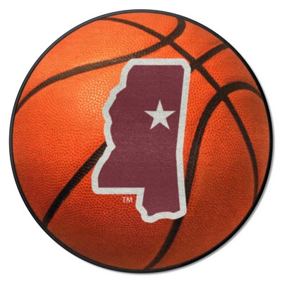 Fan Mats  LLC Mississippi State Bulldogs Basketball Mat Orange