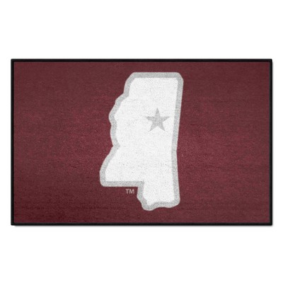 Fan Mats  LLC Mississippi State Bulldogs Starter Mat Maroon