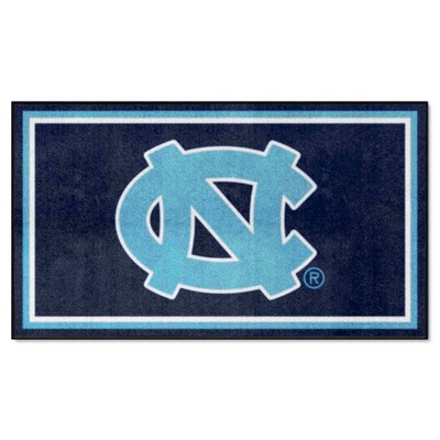 Fan Mats  LLC North Carolina Tar Heels 3x5 Rug Blue