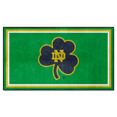 Fan Mats  LLC Notre Dame Fighting Irish 3x5 Rug Green