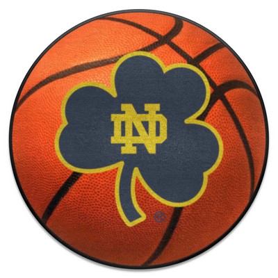 Fan Mats  LLC Notre Dame Fighting Irish Basketball Mat Orange