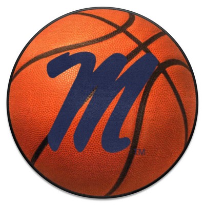 Fan Mats  LLC Ole Miss Rebels Basketball Mat Orange