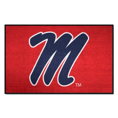 Fan Mats  LLC Ole Miss Rebels Starter Mat Red