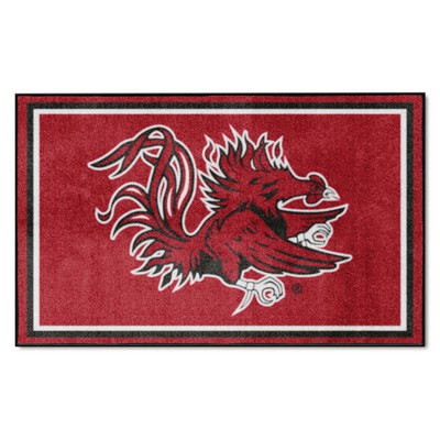 Fan Mats  LLC South Carolina Gamecocks 4x6 Rug Red