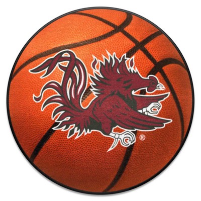 Fan Mats  LLC South Carolina Gamecocks Basketball Mat Orange