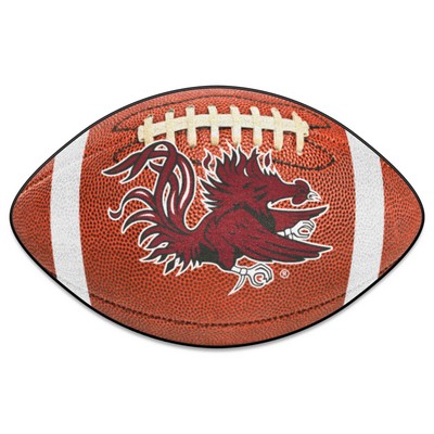 Fan Mats  LLC South Carolina Gamecocks Football Mat Brown