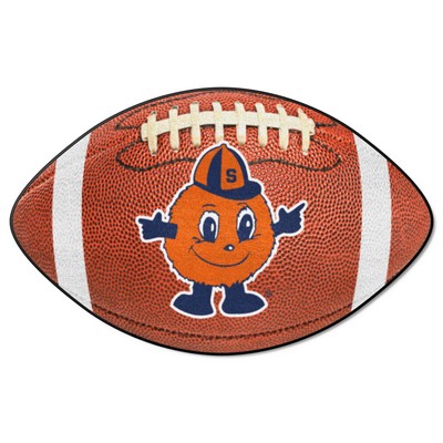 Fan Mats  LLC Syracuse Orange Football Mat Brown