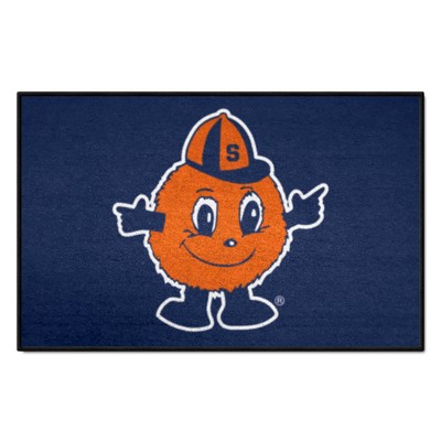 Fan Mats  LLC Syracuse Orange Starter Mat Navy