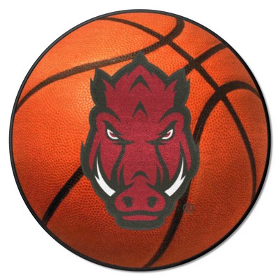 Fan Mats  LLC Arkansas Razorbacks Basketball Mat Orange