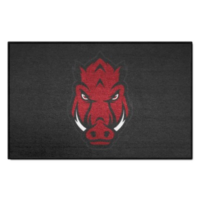 Fan Mats  LLC Arkansas Razorbacks Starter Mat Black