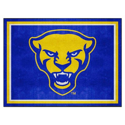 Fan Mats  LLC Pitt Panthers 8x10 Rug Blue