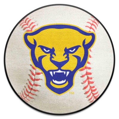 Fan Mats  LLC Pitt Panthers Baseball Mat White