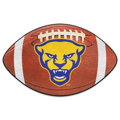 Fan Mats  LLC Pitt Panthers Football Mat Brown