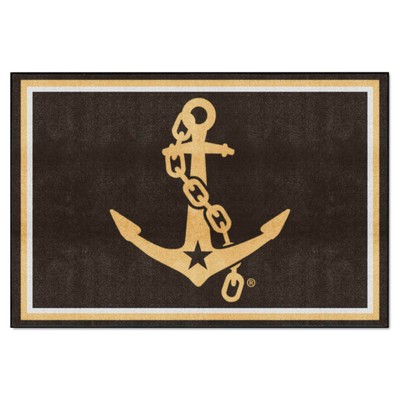 Fan Mats  LLC Vanderbilt Commodores 5x8 Rug Black