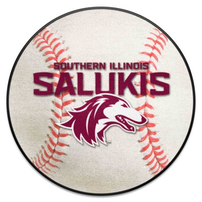 Fan Mats  LLC Southern Illinois Salukis Baseball Mat White