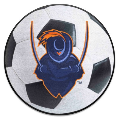 Fan Mats  LLC Virginia Cavaliers Soccer Ball Mat White