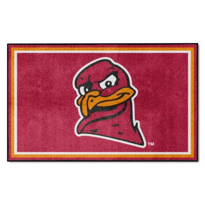 Fan Mats  LLC Virginia Tech Hokies 4x6 Rug Maroon