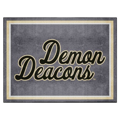 Fan Mats  LLC Wake Forest Demon Deacons 8x10 Rug Gray